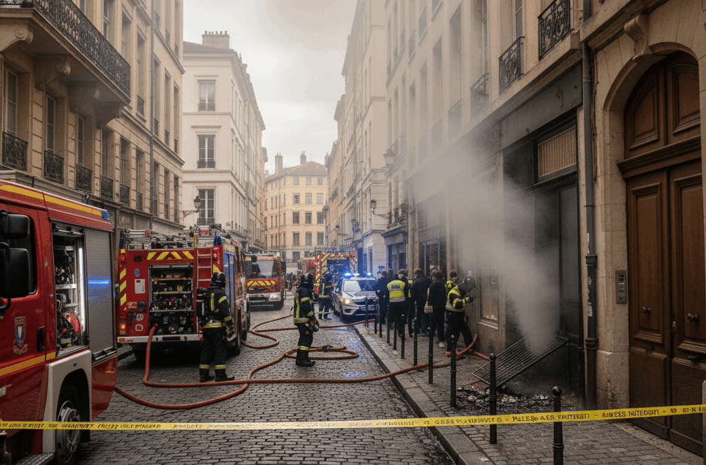 Lyon 3 : 4 morts dans l’incendie d’un squat près de la Part-Dieu. Une plainte avait été déposée 4 jours plus tôt
