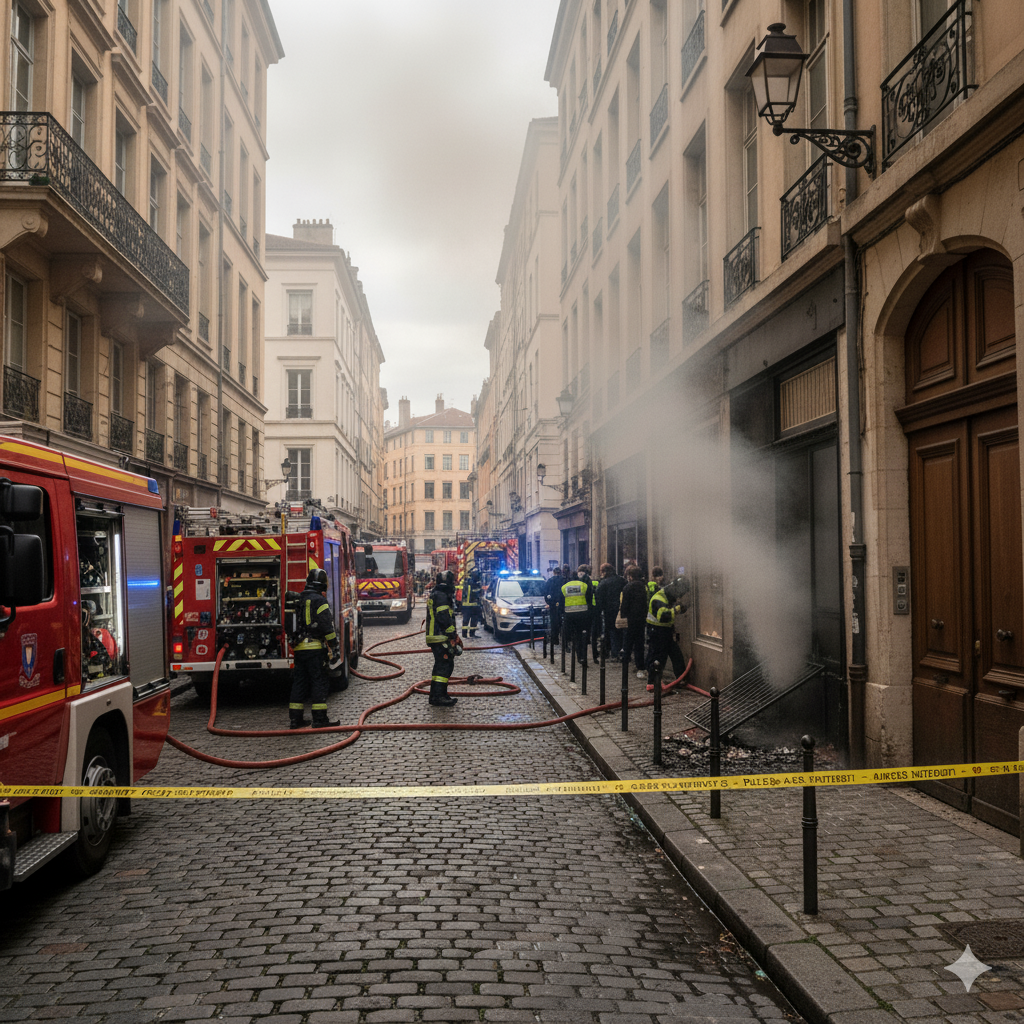 quefairealyon Incendie Lyon Actu Lyon
